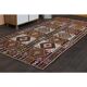 1970s Vintage Turkish Oushak Handmade Wool Cotton Brown Runner Rug 135x300