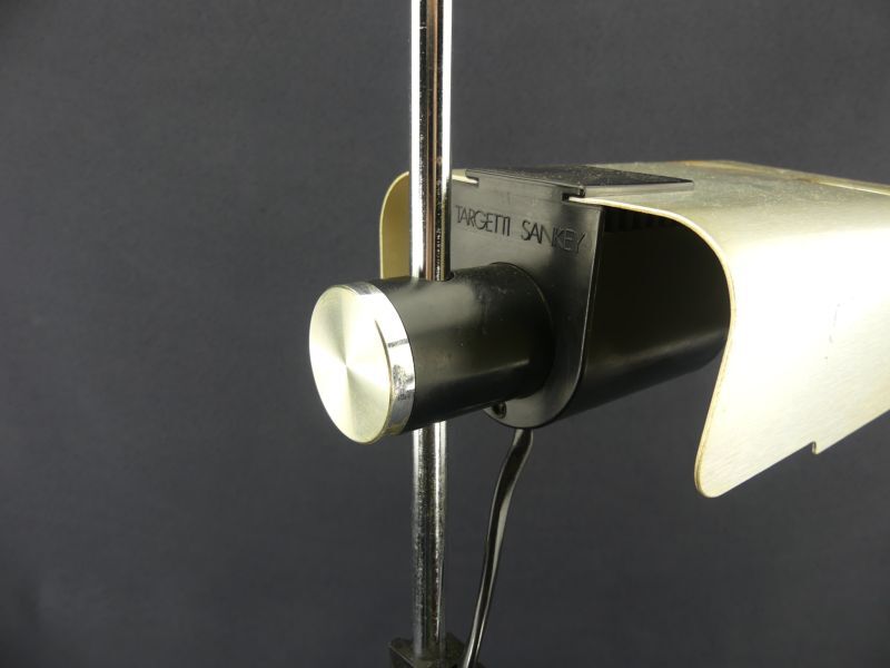 Targetti sankey, vintage champagne desk lamp