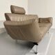 De Sede ds 140 grey 2/3 seater sofa, vintage leather, 80s design