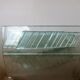 Designer candle holder in glass plates from the 80s
