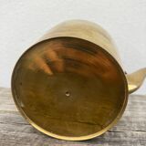 Teapot in gilded brass and wood