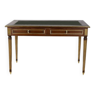 Mahogany Bureau Plat, Louis XVI style - 2nd part of the 19th century