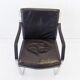 Fauteuil en cuir noir Knoll Art Collection par Rudolf B. Glatzel