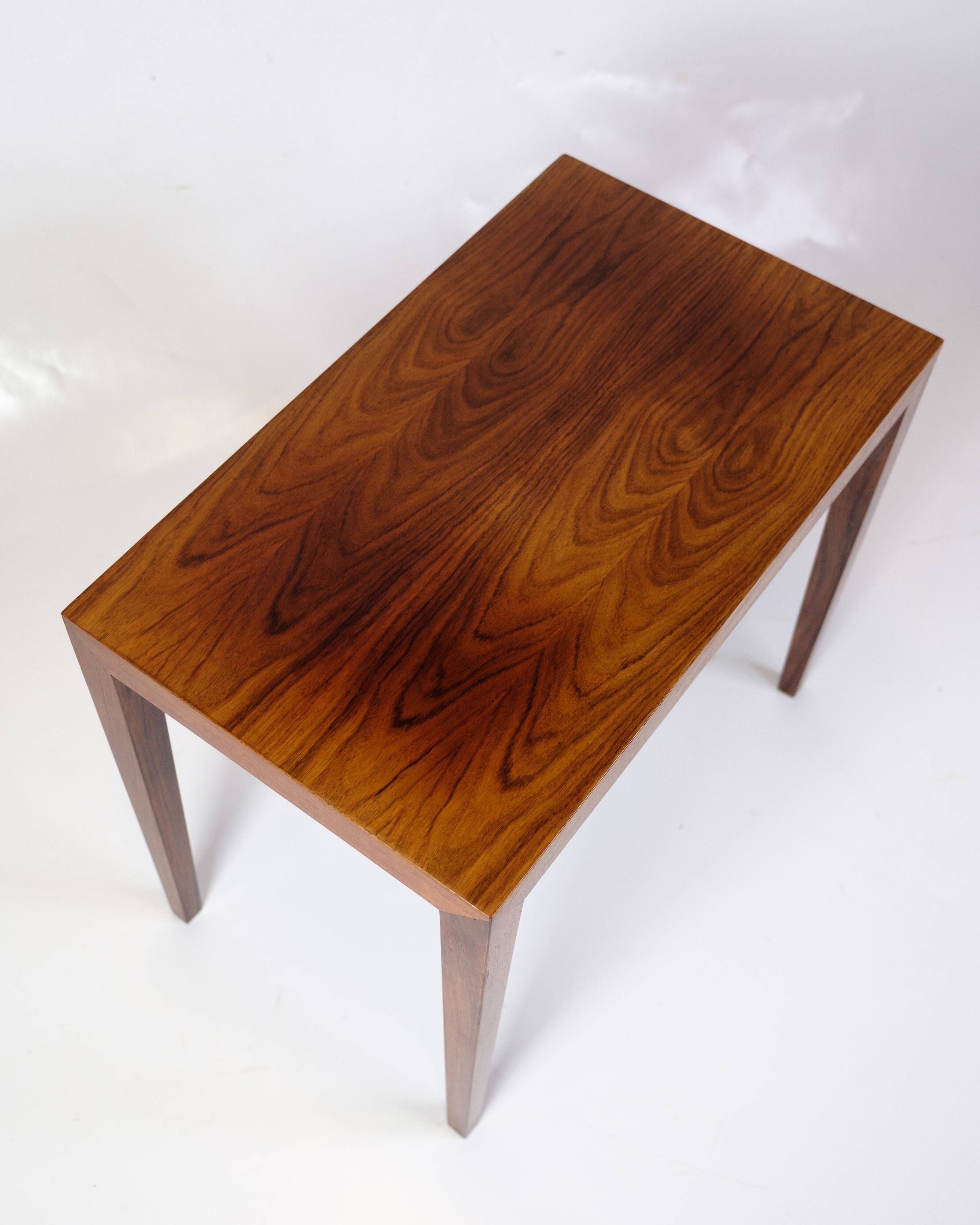 Side Table Model 162 In Rosewood By Severin Hansen For Haslev Furniture