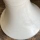 Pair of bedside tables 1970 Space Age in white ABS