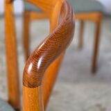 5x Johannes Andersen 'Juliane' vintage 1960s Danish chairs