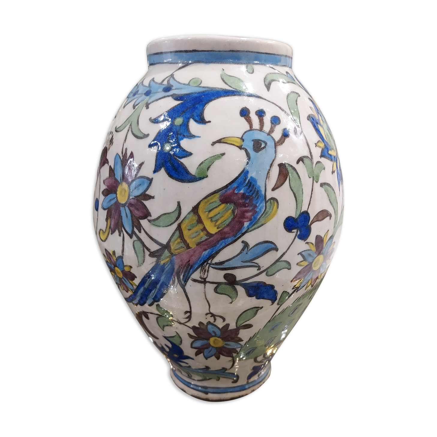 Vase Art deco sandstone 1960