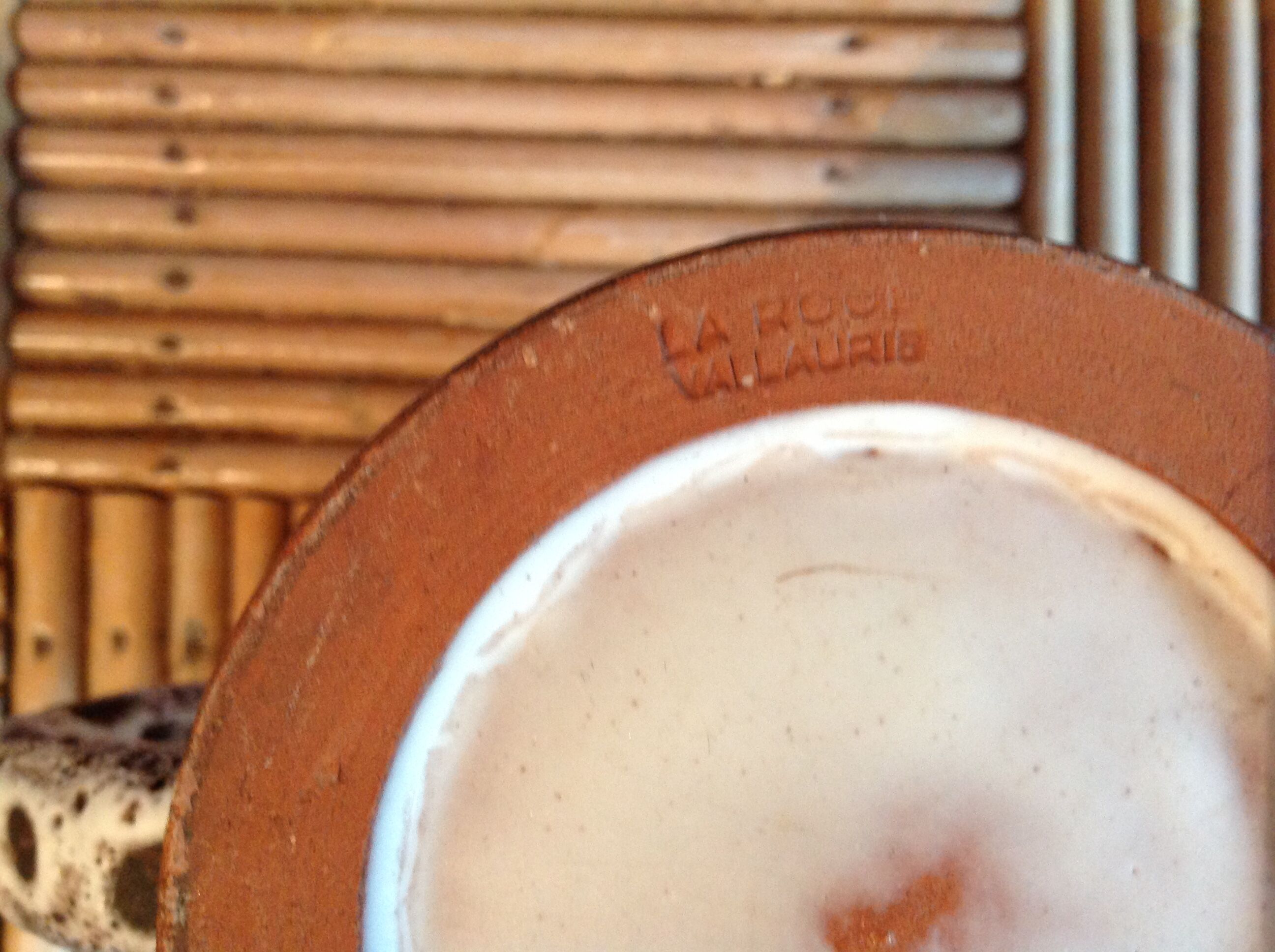 Tasse et poêlon Vallauris