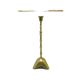 ABS Candleholder, mid-century modern, brass, Poland, 90s