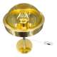 1970s Space Age Table Lamp Brass Glass Kamenický Šenov