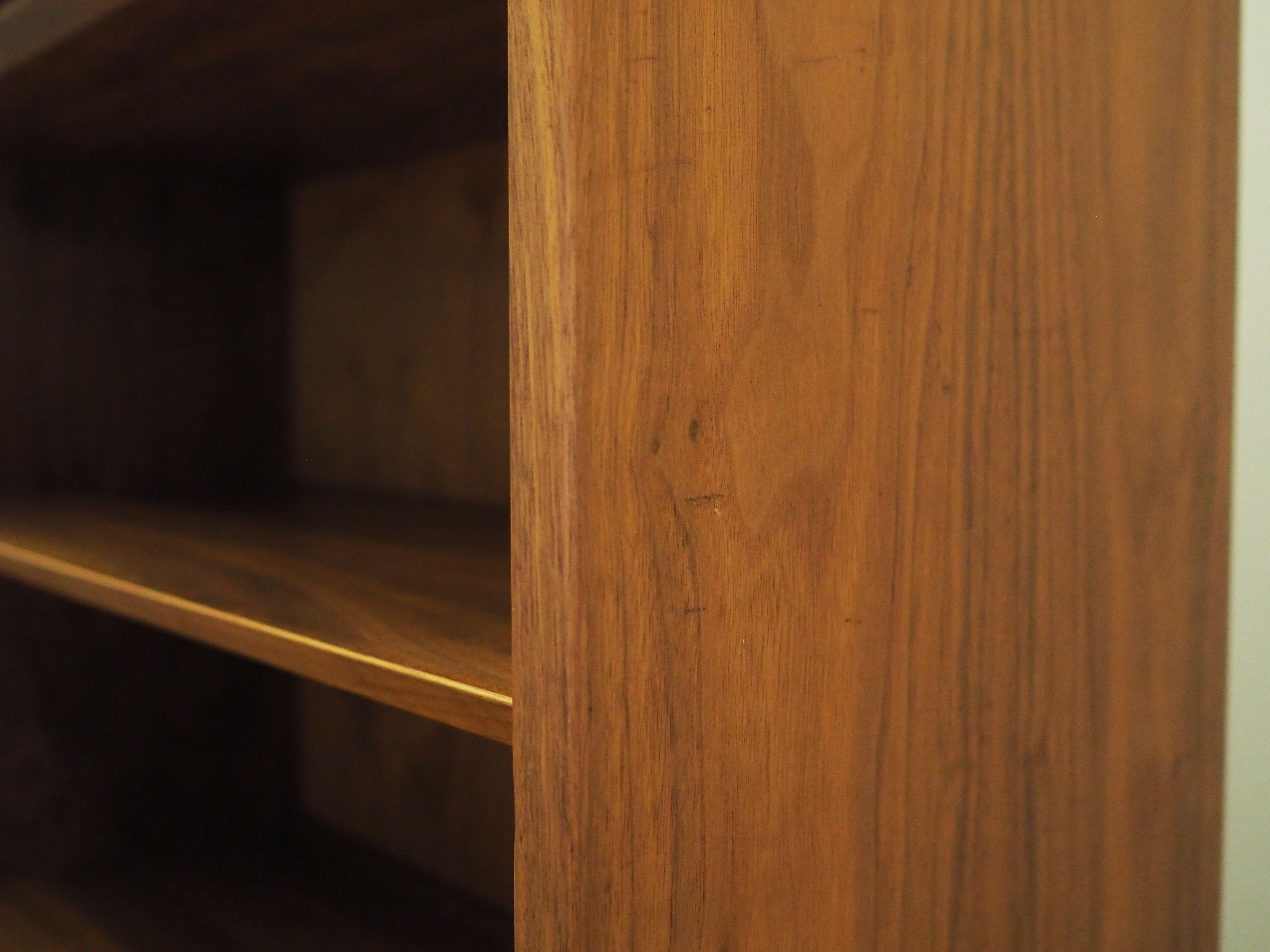 Walnut bookcase, Danish design, 1970s, production Hundevad