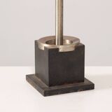Oscar Torlasco, orange glass table / desk lamp, Prod. Lumi, 1960 ca.