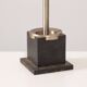 Oscar Torlasco, orange glass table / desk lamp, Prod. Lumi, 1960 ca.