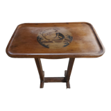 Art Deco marquetry side table