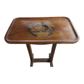 Art Deco marquetry side table