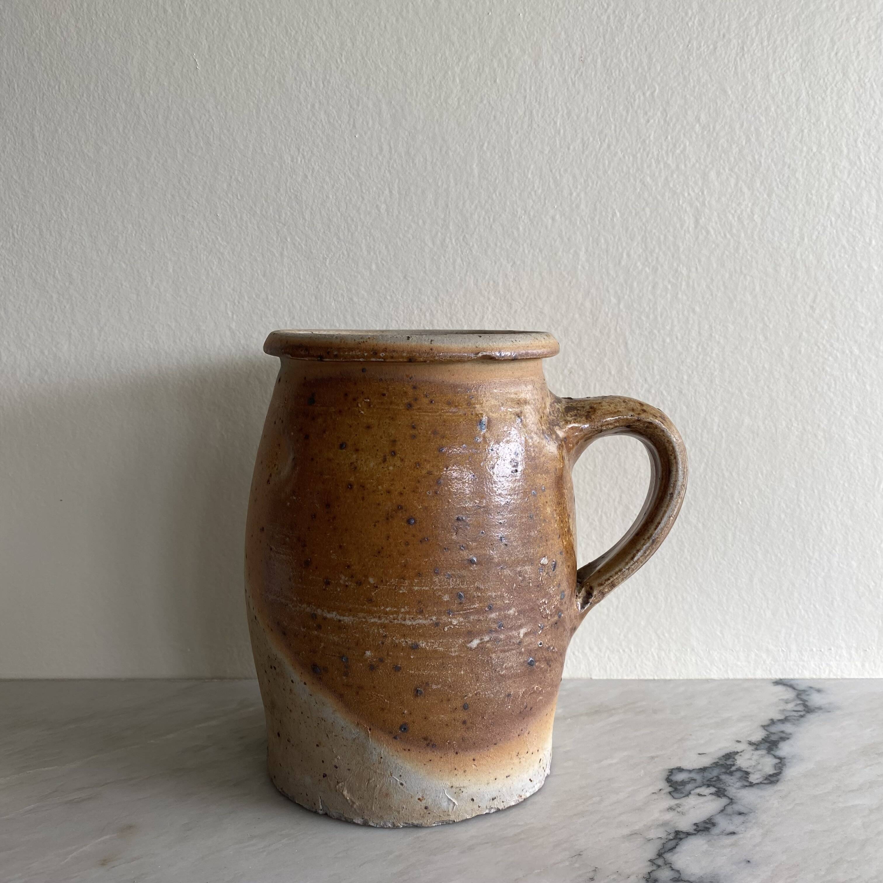 Stoneware pitcher