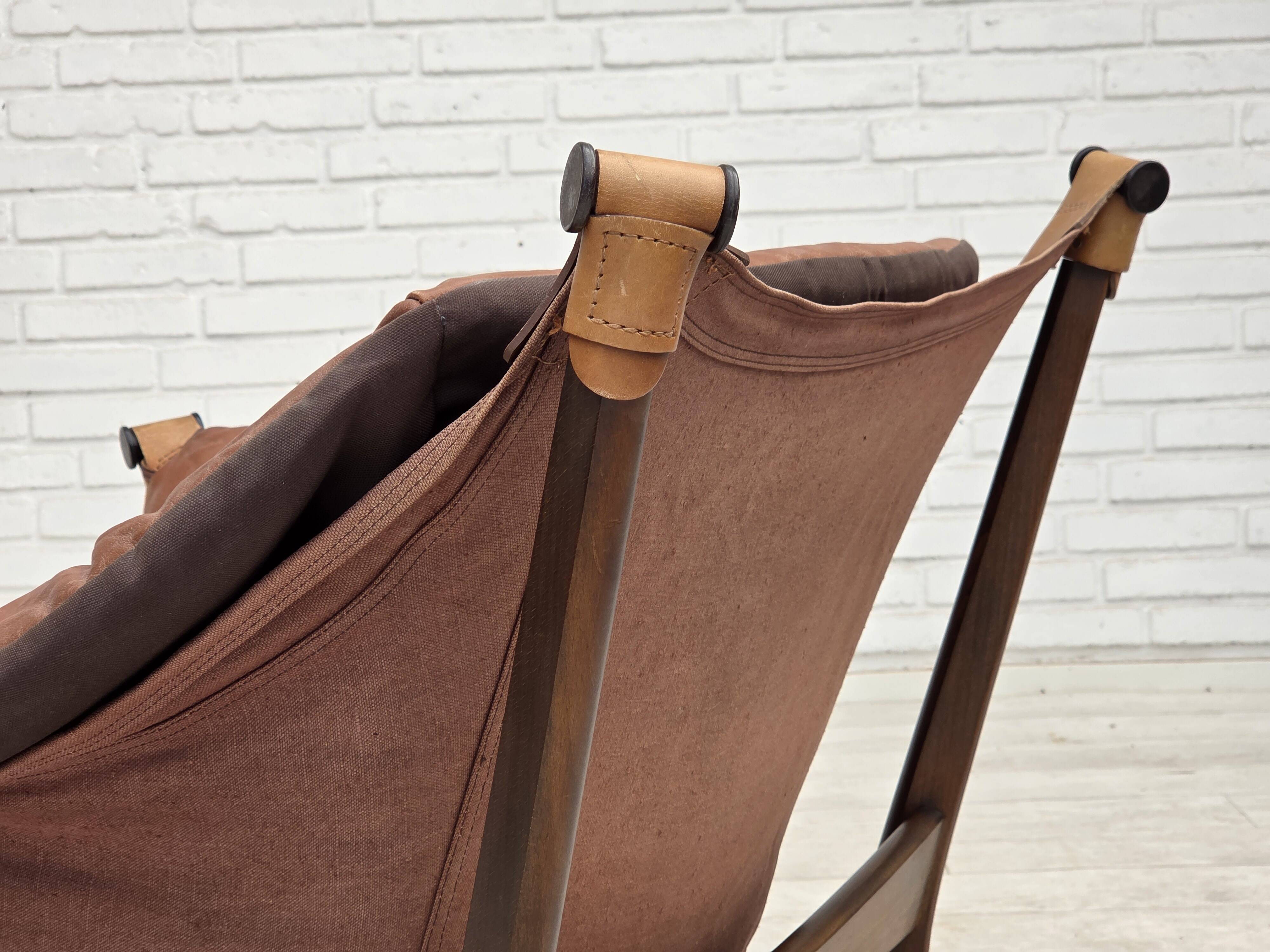 1970s, Norwegian design by Tormod Alnaes, "Trega" loungechair.