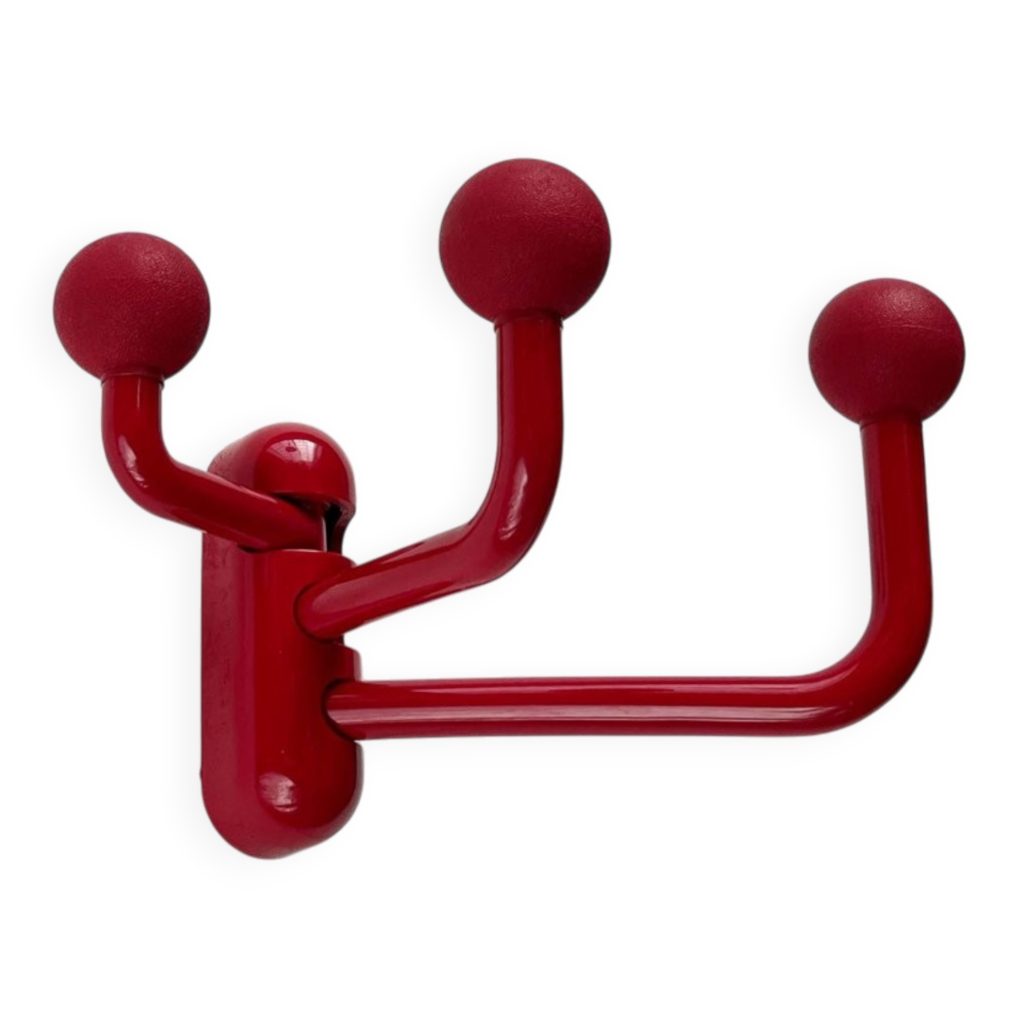 Postmodern Italian folding coat rack by Patrizia Angeloni for Confalonieri, 1980s.