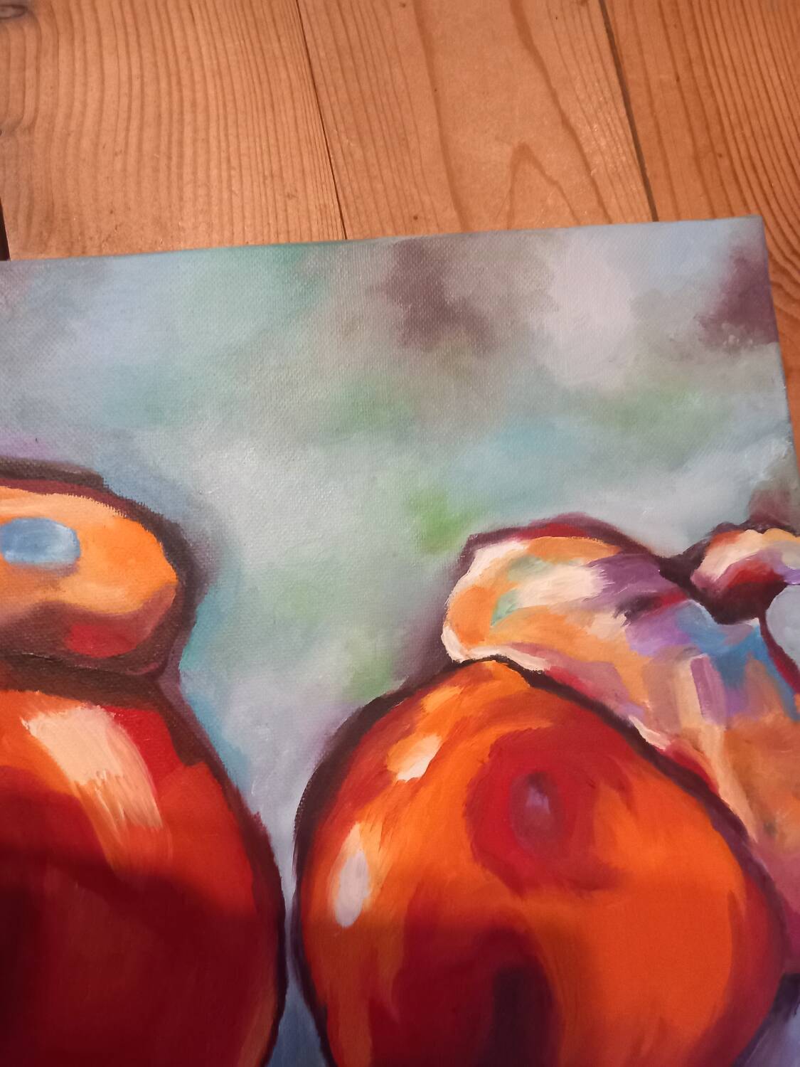 Oil painting "Acorns"