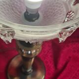 brass chalice lamp ezan type ice cube art deco elec original 37x20