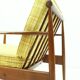 American ash wood easy chair, 1950s