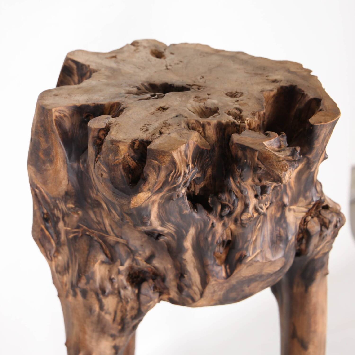 Pair of wooden side tables