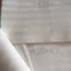 set of 6 19th damask linen napkins embroidered to a fish
