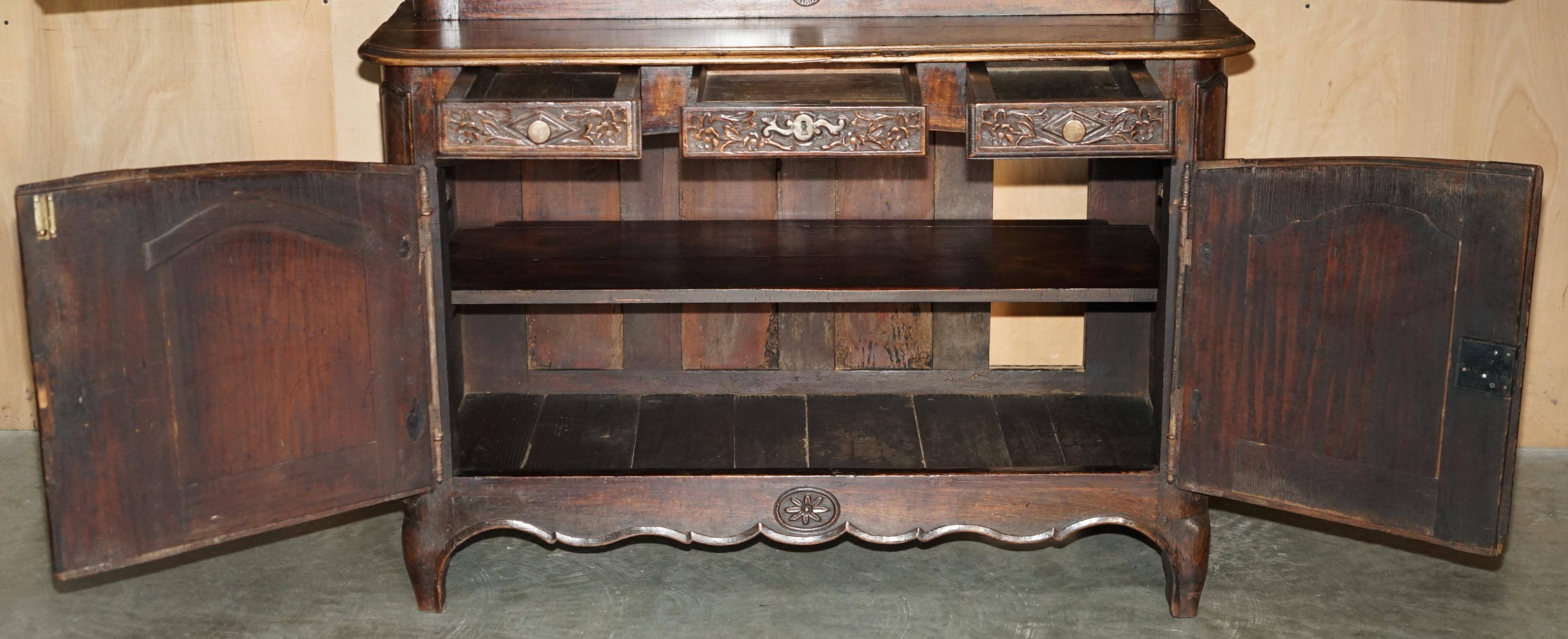 Antique Dutch carved placard, circa 1860.