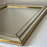 Beaded mirror design deknudt Belgium 1970