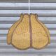 1950s rattan pendant light