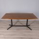 Vintage wooden table from the 1960s designed by Carlo Ratti for Lissoni.