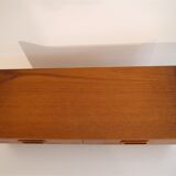 Vintage Scandinavian teak floor 1960