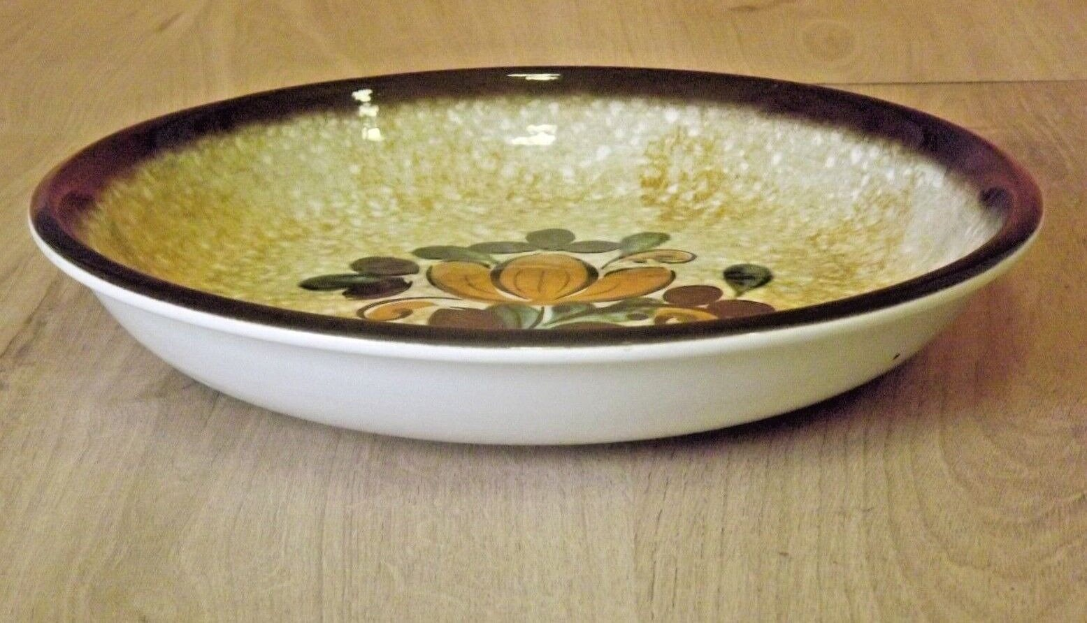 Vintage Boch La Louvière Corfou Collection Large Round Plate