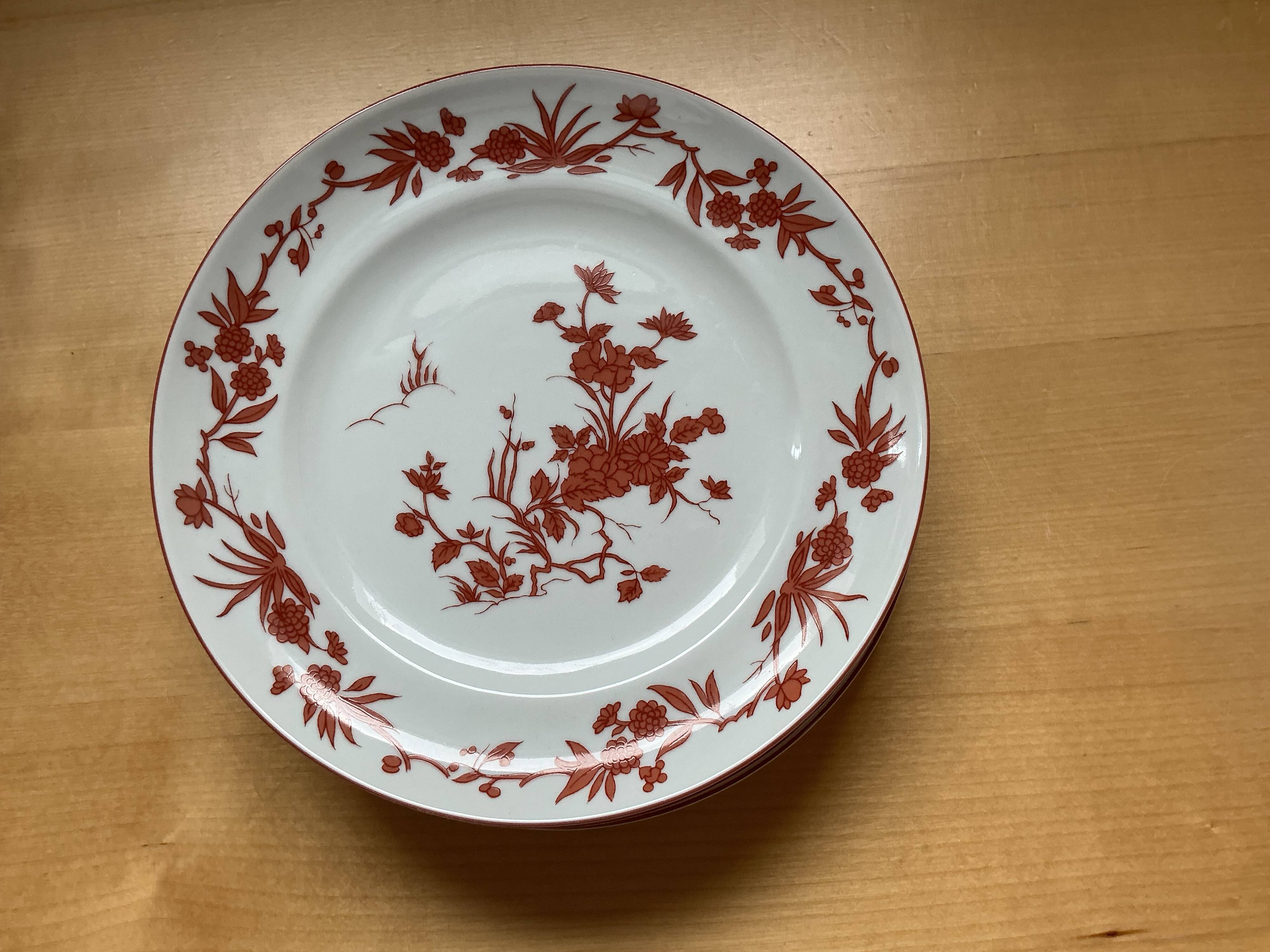 4 Assiettes Vista Alegre 20cm décor Goa