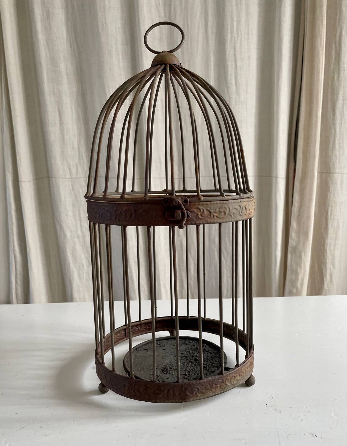 Metal bird cage