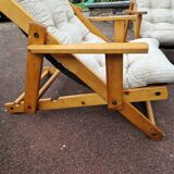 Gillis Lundgren (1929-2016) - Pair of folding armchairs with 3 variable positions - Kontiki model