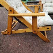 Paire de fauteuils pliants à 3 positions variables modèle Kontiki par Gillis Lundgren