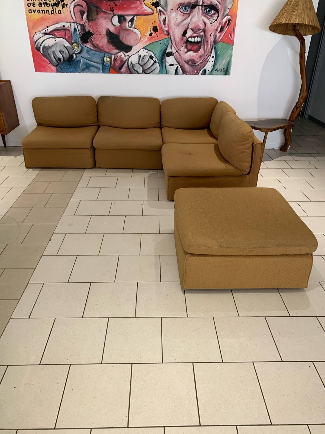Vintage Zanotta Modular Sofa Circa 1970