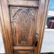 Antique oak bonnetière