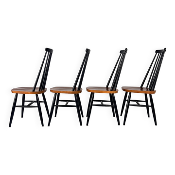 Ensemble de 4 chaises de salle à manger Fanett par Ilamari Tapiovaara, 1960s