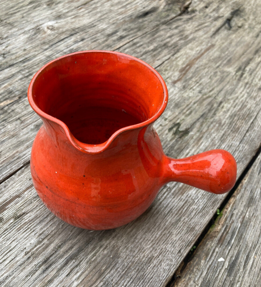 Pichet céramique rouge Charles Voltz Vallauris