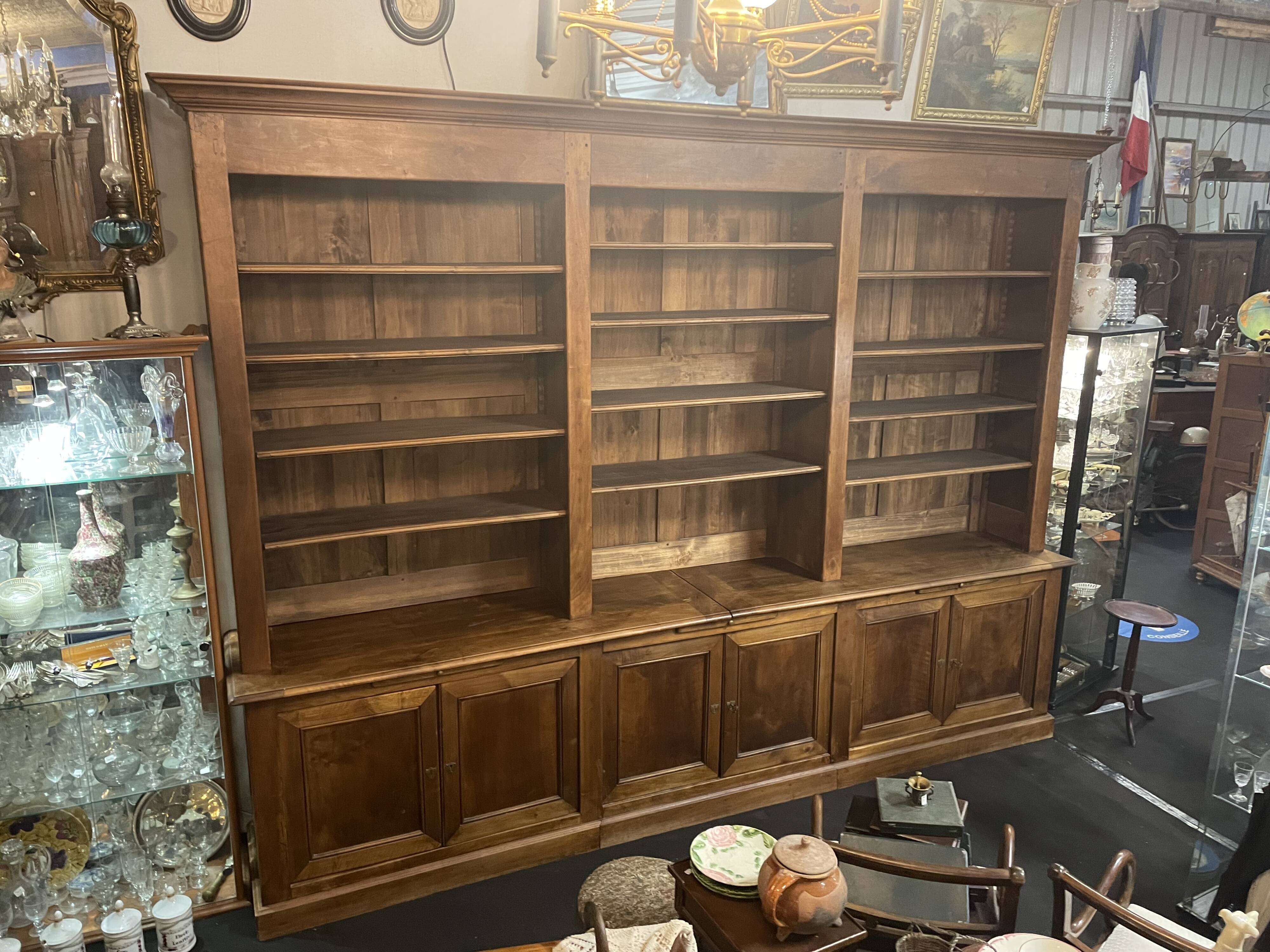 Library walnut apothecary furniture