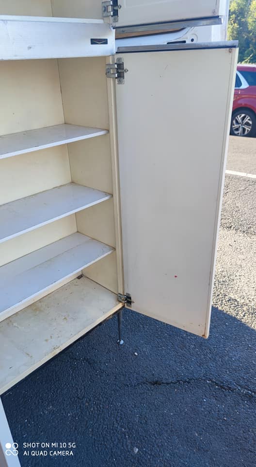 Kitchen steel buffet around 1950/60