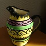 Vintage HB Quimper Breton pitcher