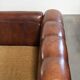 Sheepskin 3-seater sofa from the late 20th century with removable armrests