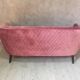 Powder pink sofa 2 seater vintage style