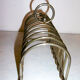 Silver metal toast dispenser