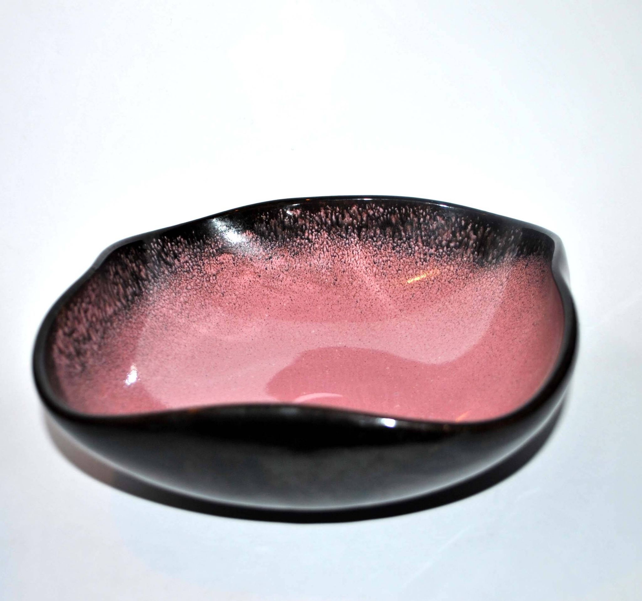 Art deco pocket cup keralux boch frères belgium - early 20th century. 19.5cm