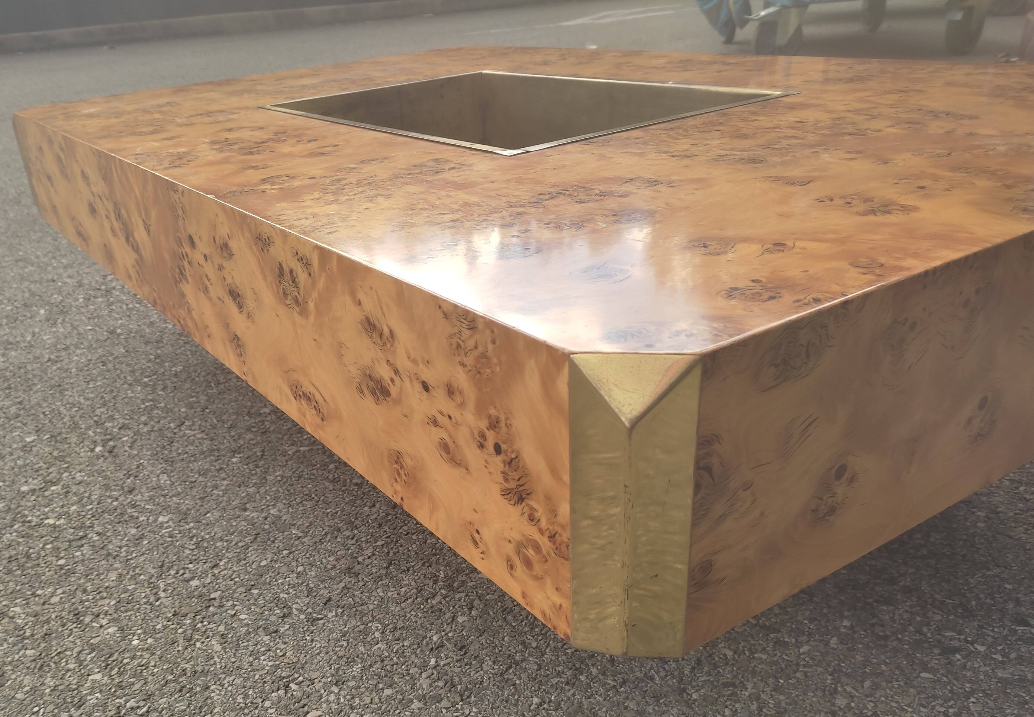 Willy Rizzo coffee table Alvéo model