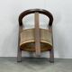 1930s Czech Art Deco Solid Oak Armchair